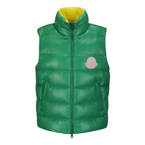 Moncler , Vests ,Green male, Sizes: