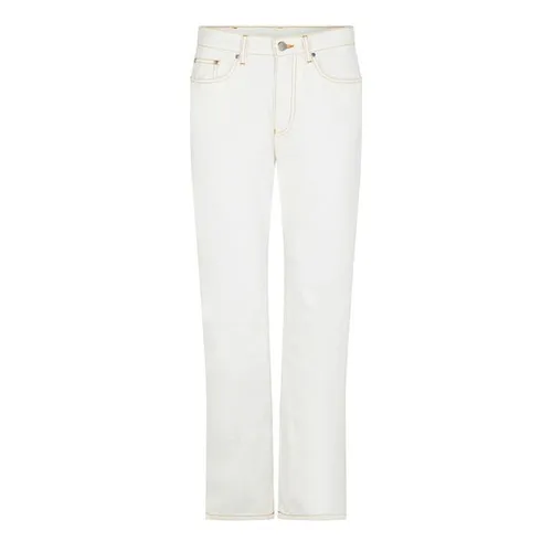 MONCLER White Denim Jeans - White