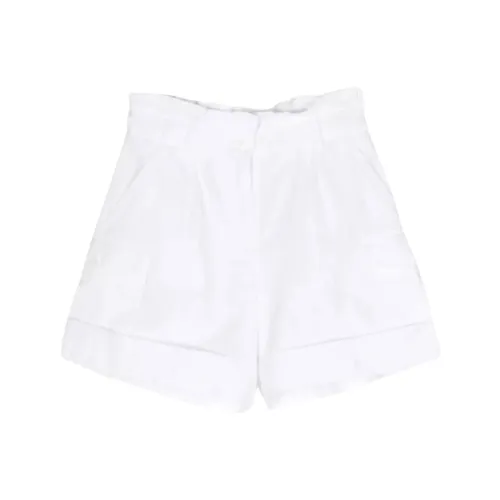 Moncler , White Shorts with Pockets ,White female, Sizes: