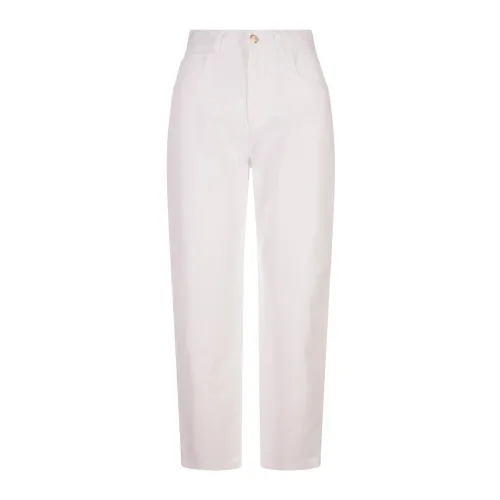 Moncler , White Vintage Bull Cotton Jeans ,White female, Sizes: