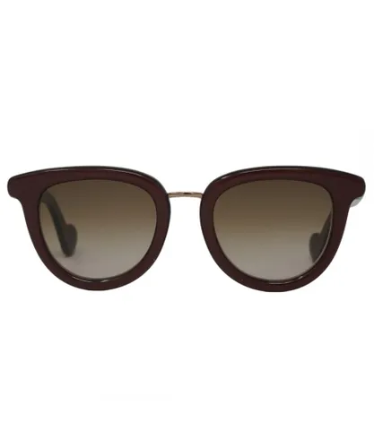 Moncler Womens ML0044 71F Sunglasses - Brown - One