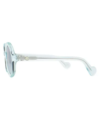 Moncler Womens Sunglasses ML0005 84W Transparent Light Blue Gradient - One