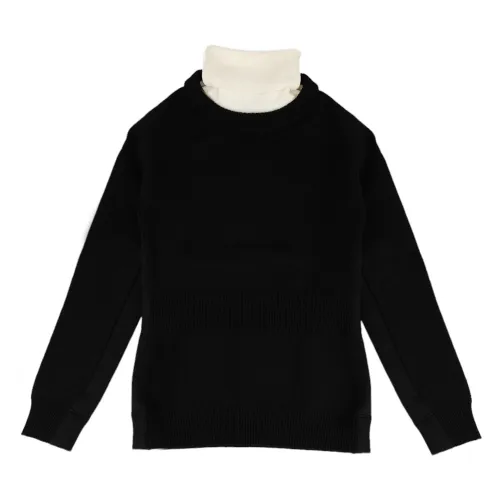 Moncler , Wool Ski Sweater for Kids ,Black female, Sizes: