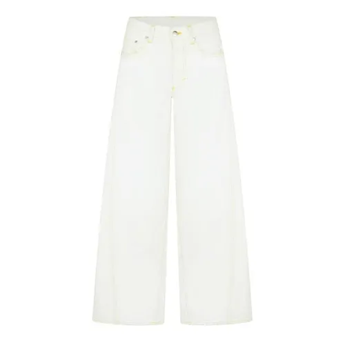 MONCLER X Alicia Keys Bleached Denim Jeans - White