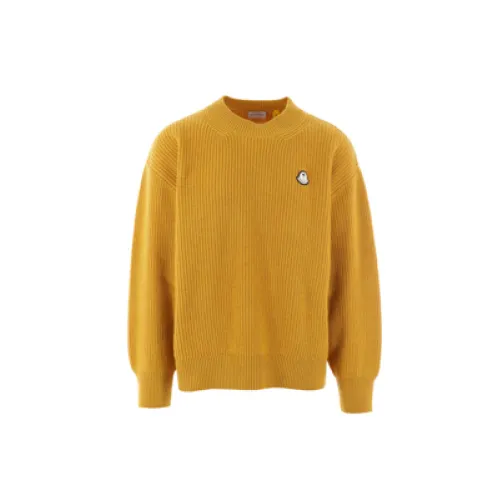 Moncler , Yellow Sweater from Moncler Genius x Palm Angels ,Yellow male, Sizes: