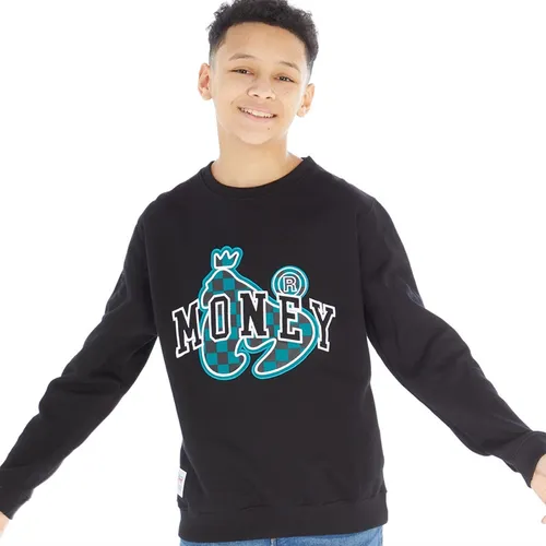 Money Boys Checker Ape Sweatshirt Black