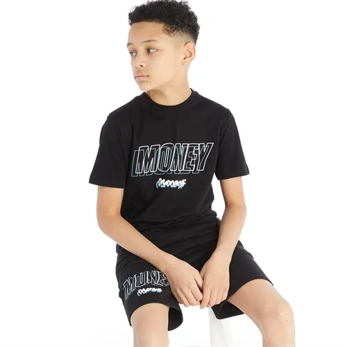 Money Boys Compound T-Shirt And Shorts Set Black