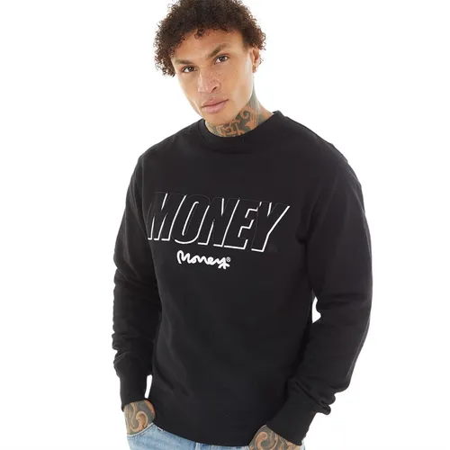 Money Mens Block Out Sweatshirt Black