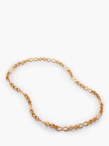 Monica Vinader Heritage Link Necklace - Gold - Female