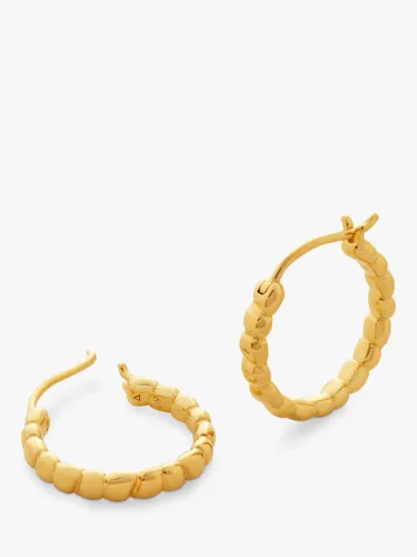 Monica Vinader Nura Teardrop Small Hoop Earrings, Gold - Gold - Female