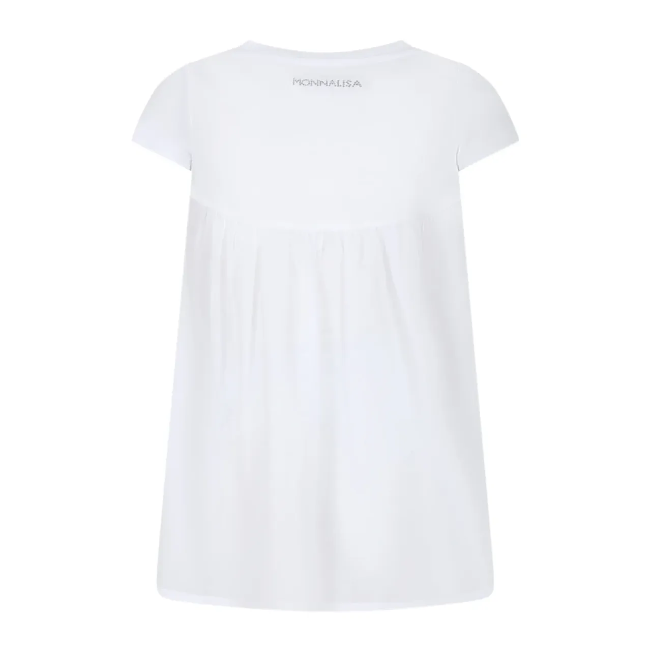 Monnalisa , 19C603 3003 0099 Short Sleeves T-Shirts ,Multicolor female, Sizes: