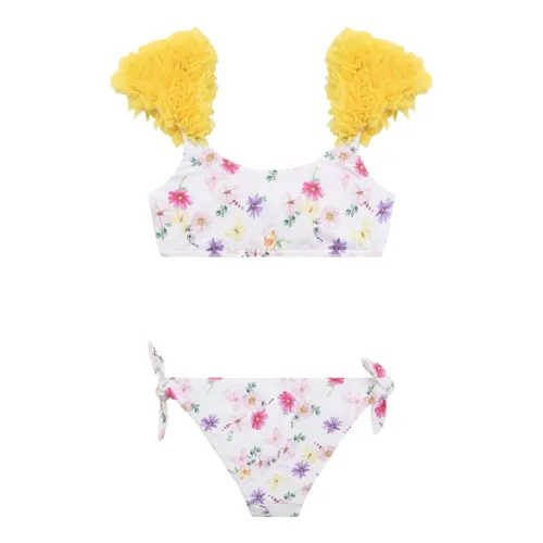 Monnalisa , Floral Bikini for Girls ,Multicolor female, Sizes: