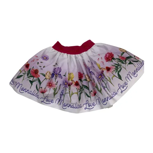 Monnalisa , Flower skirt ,White female, Sizes: