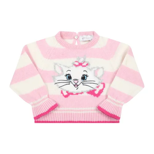 Monnalisa , Kids Sweater ,Pink female, Sizes: