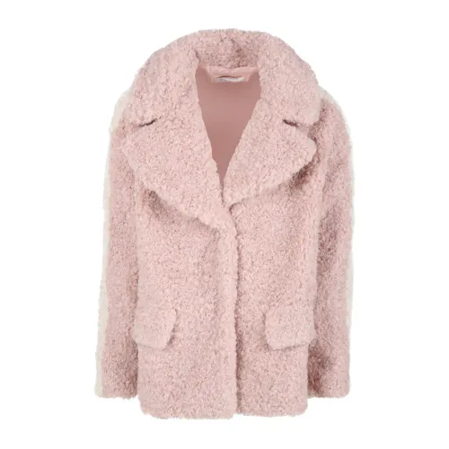 Monnalisa , Kids Teddy Coat ,Pink female, Sizes: