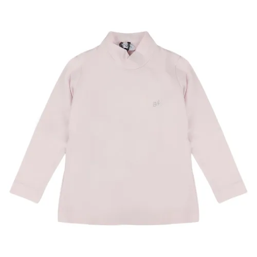 Monnalisa , Kids Turtleneck Sweater ,Pink female, Sizes: