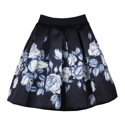 Monnalisa , Kids Viscose Skirt ,Blue female, Sizes: