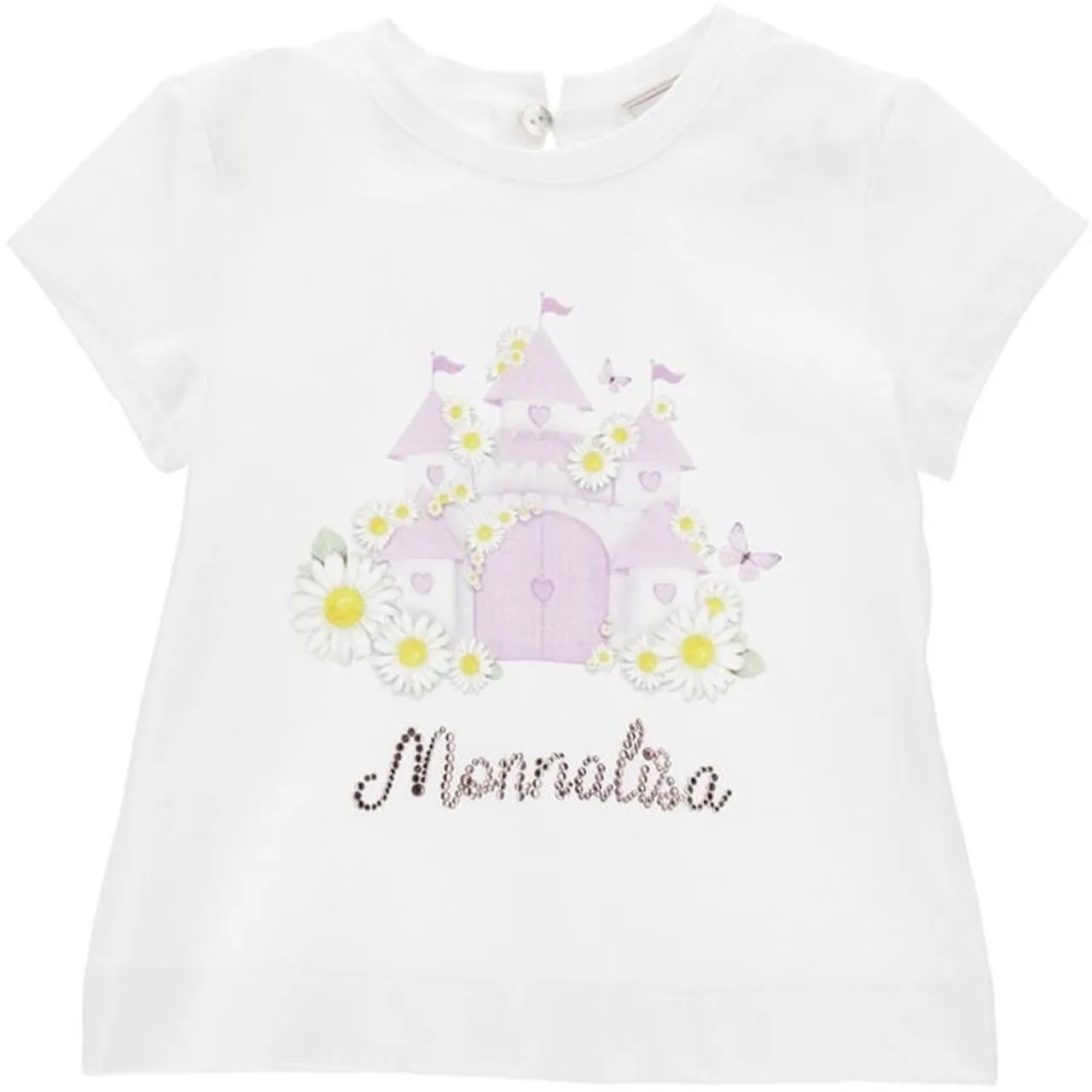 MONNALISA MonLisa Castle Tee In42 - White