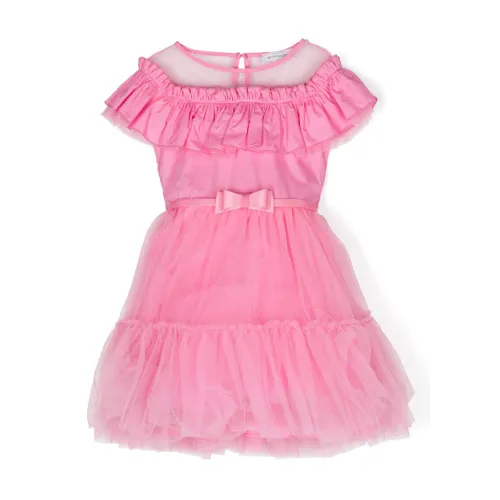Monnalisa , Monnalisa Dresses Pink ,Pink female, Sizes:
