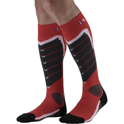 Monnet Access Ski Socks: Red: 39/40