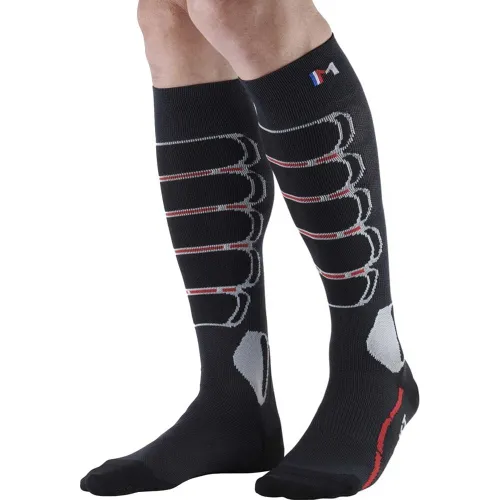 Monnet Energy Racing Ski Socks: Red: 41-42