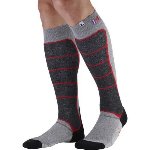 Monnet Fusion Ski Socks: Red: 41-42