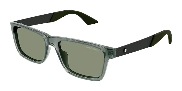 Mont Blanc MB0299S 003 Men's Sunglasses Grey Size 54