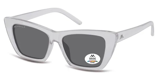 Montana Eyewear MP64 Polarized MP64D Women's Sunglasses Grey Size 53