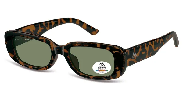 Montana Eyewear MP65 Polarized MP65A Women's Sunglasses Tortoiseshell Size 52