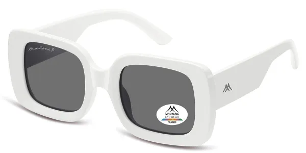 Montana Eyewear MP68 Polarized MP68D Women's Sunglasses White Size 51