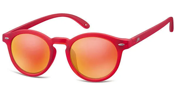 Montana Eyewear MS28 MS28A Women's Sunglasses Red Size 48