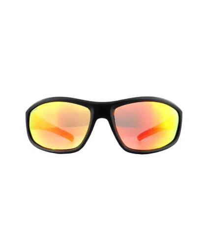 Montana Mens Sunglasses SP311A Black Rubber Smoke Polarized - One