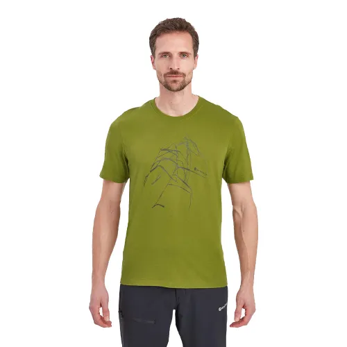 Montane Abstract Mountain T-Shirt - AW23