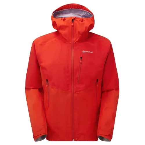 Montane Ajax Waterproof Jacket: Firefly Orange: S