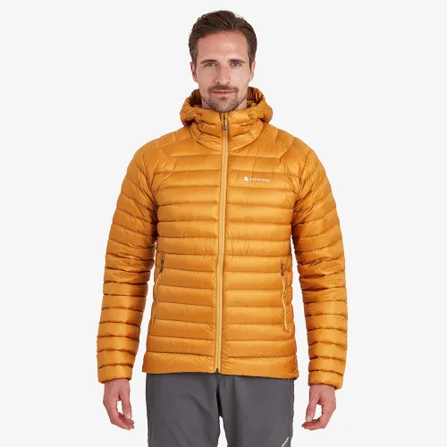Montane Mens Anti-Freeze Packable Hooded Down Jacket (Flame Orange)