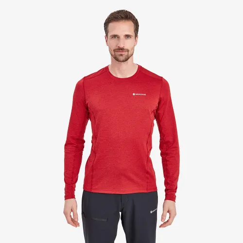 Montane Mens Dart Long Sleeve T-Shirt (Acer Red)