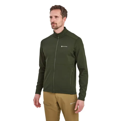 Montane Protium Fleece Jacket: Oak Green: M