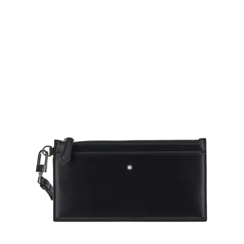Montblanc , Black Pouch ,Black male, Sizes: ONE SIZE