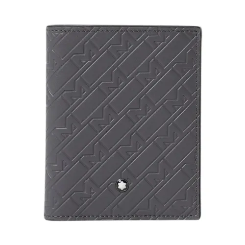 Montblanc , Forged Iron Compact Wallet ,Gray male, Sizes: ONE SIZE