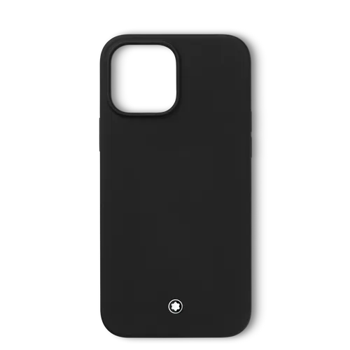 Montblanc Meisterstuck Selection Silicone Phone Case for Apple iPhone 14 Pro Max - Black