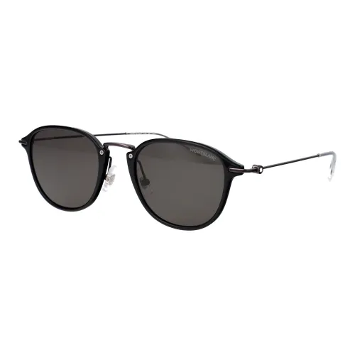 Montblanc , Stylish Sunglasses Mb0155S ,Black male, Sizes: