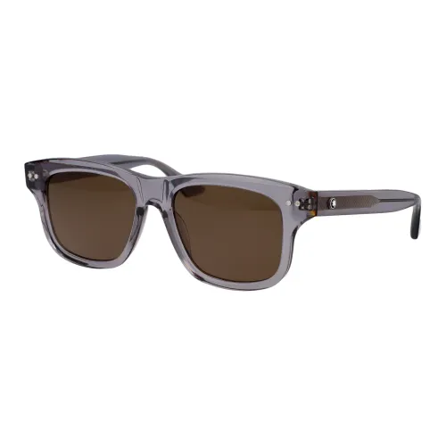 Montblanc , Stylish Sunglasses Mb0319S ,Gray male, Sizes: