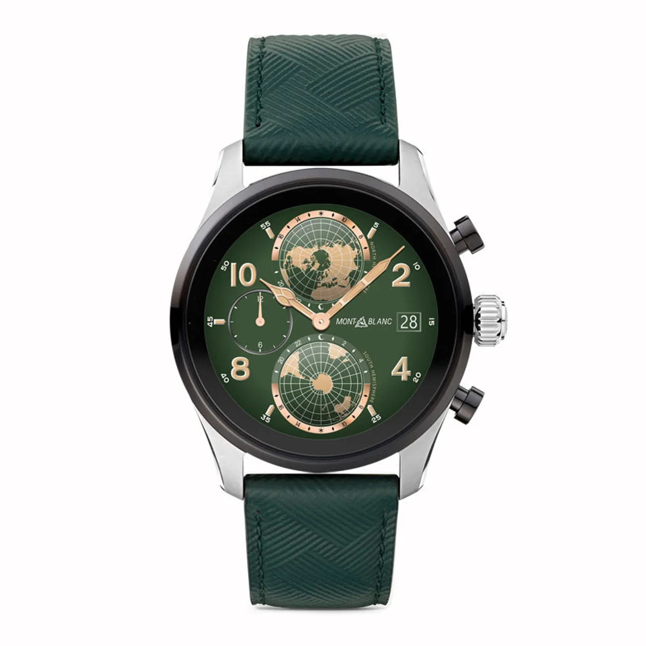 Montblanc Watch Summit 3 Bicolor Titanium Smartwatch - Green