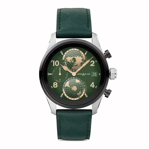 Montblanc Watch Summit 3 Bicolor Titanium Smartwatch - Green