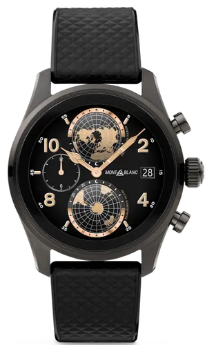 Montblanc Watch Summit 3 Black Titanium Smartwatch - Black