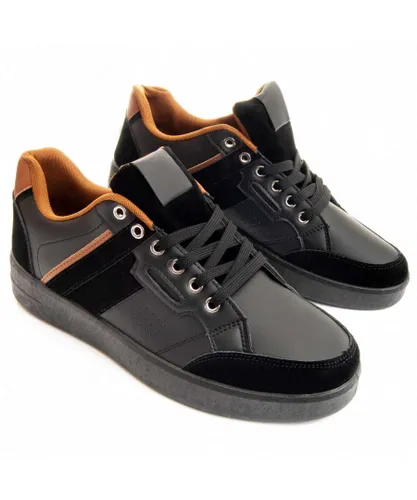 Montevita Mens Sneaker Deporman4 In Black
