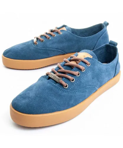 Montevita Mens Sneaker Serram In Blue Textile