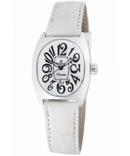 Montres de Luxe : womens bisanzio white watch Leather - One Size