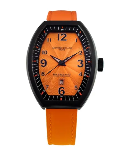 Montres de Luxe : Womens Estremo Lady Orange Watch Leather - One Size