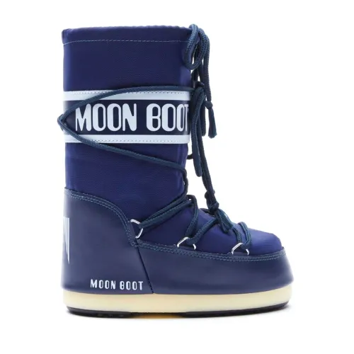 Moon Boot , Blue Icon Junior Boots ,Blue unisex, Sizes: